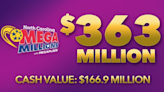 Mega Millions jackpot up to $363 million for Tuesday’s drawing