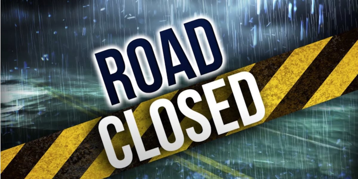 LIST: Road closures impacting Leon County following Friday’s storm