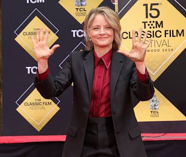 Jodie Foster verewigt sich in Hollywood-Zement