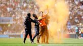 Just Stop Oil protesters disrupt Gallagher Premiership final at Twickenham