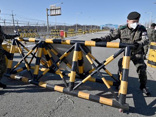 A North Korean defector who struggled in South Korea stole a bus and tried to drive across the border, police say