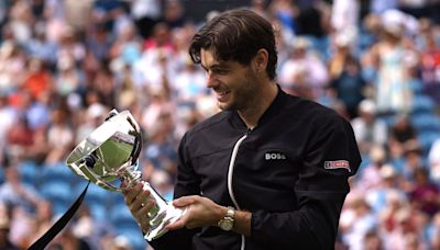 Taylor Fritz admits fitness concern after dominant display in record third Eastbourne International win - Eurosport