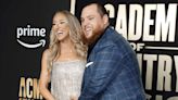 Luke Combs' Pregnant Wife Nicole Debuts Baby Bump on 2023 ACM Awards Red Carpet