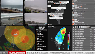 凱米颱風走到哪？上千人湧進 YouTube 一頻道緊盯實況 - 自由電子報 3C科技