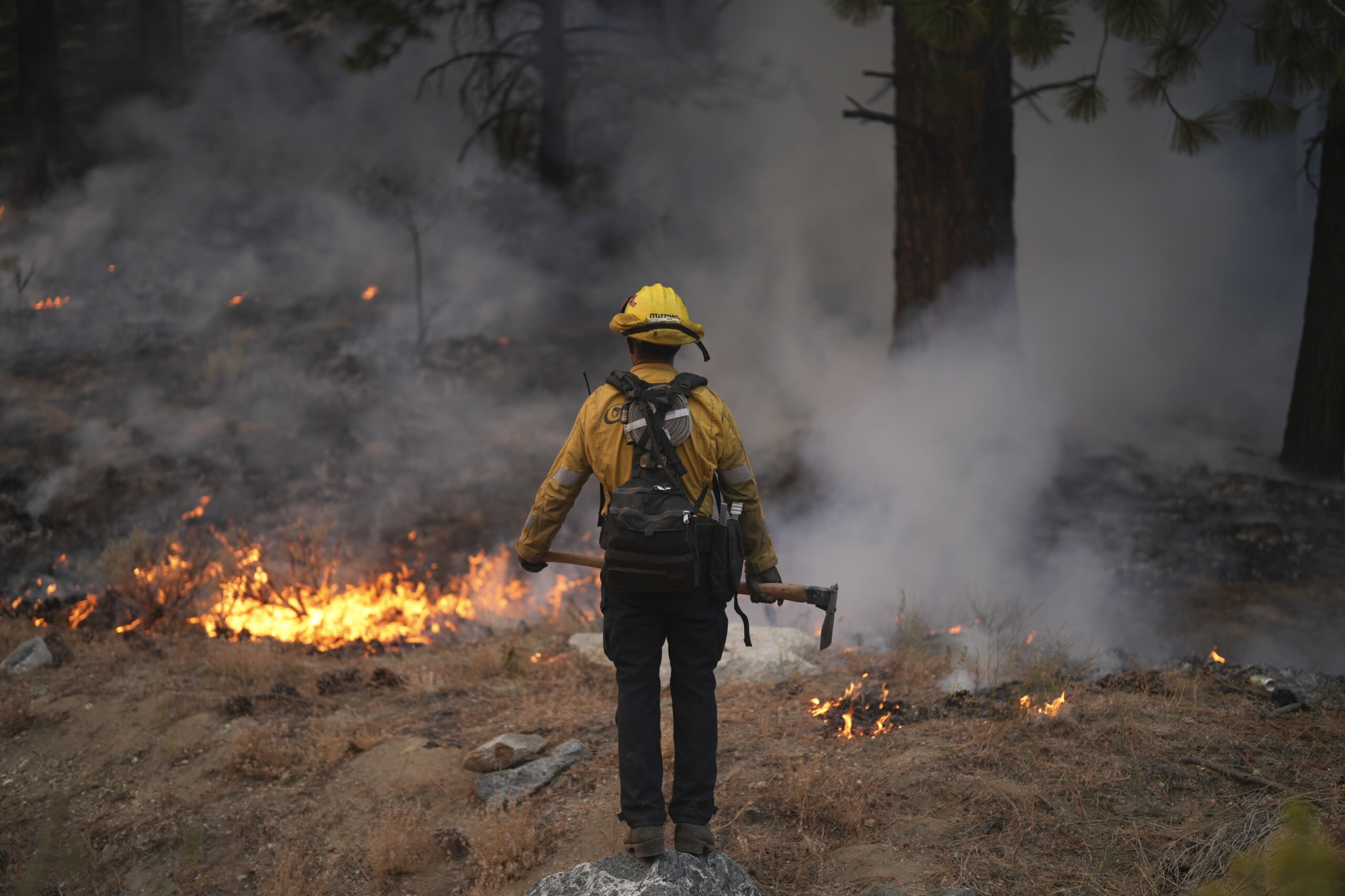 Firefighters hope cooler weather will aid their battle against 3 major Southern California fires - WTOP News