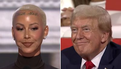 Amber Rose, model and Wiz Khalifa's ex-wife, supports Donald Trump in RNC speech: 'This is where I belong'