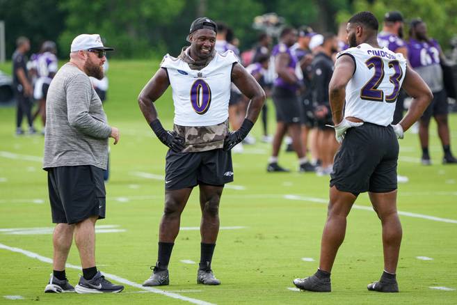 Ravens OTAs report: Why Lamar Jackson’s return mattered to Nelson Agholor