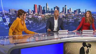 Earthquake strikes during live taping of Good Day LA