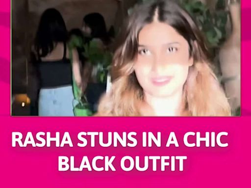 Rasha Thadani Enjoys Night Out With Her Girl Gang | Entertainment - Times of India Videos