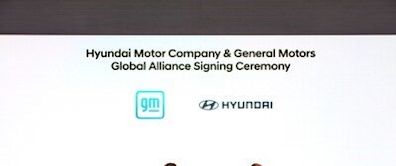 GM and Hyundai chiefs sign MoU