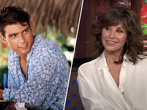 Gina Gershon Thought She “Broke Tom Cruise’s Nose” During ‘Cocktail’ Love Scene