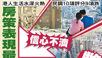 東方日報A1：房策表現最曳 樓市前景弊