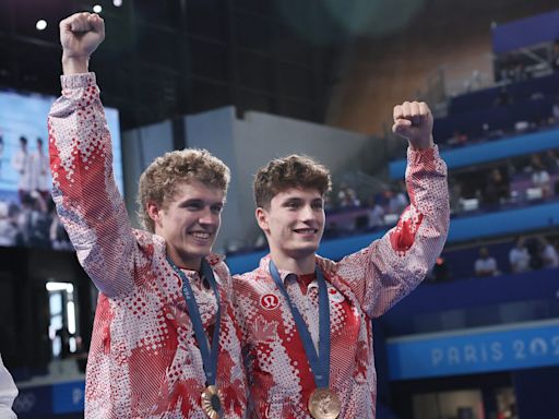 Canada wins bronze in men’s synchronized diving 10-metre platform event