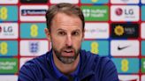 England squad arrive for training camp ahead of St James’ Park match - Gareth Southgate interviewed