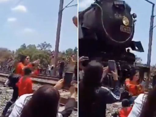 Mujer fallece impactada por tren tras tomarse selfie