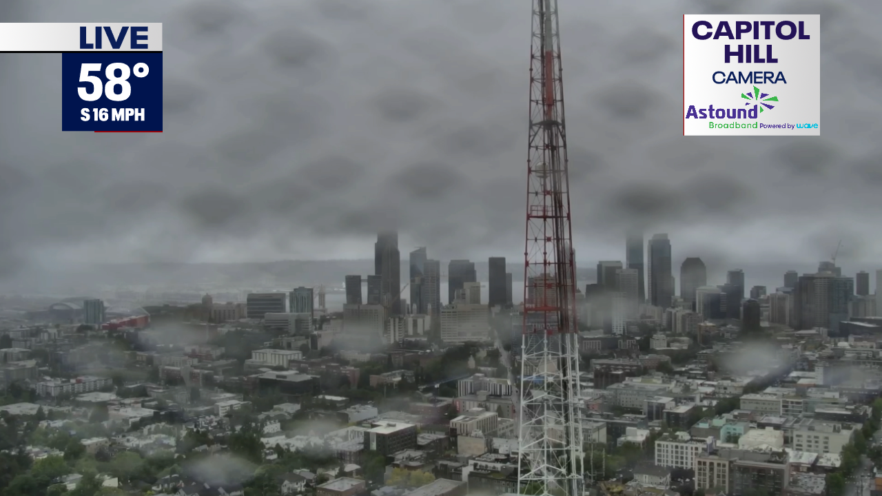 Seattle weather: Heavy rain, gusty winds and cool temperatures continue Monday