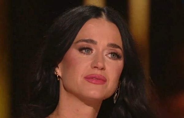 Katy Perry cries as she leaves American Idol after seven seasons