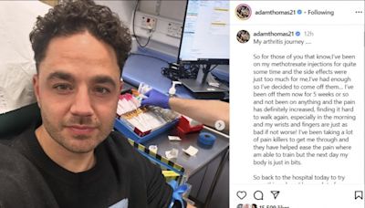 'I've been in pain every day for 2 years!' Adam Thomas struggling to walk amid arthritis battle