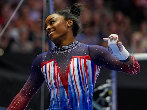 Simone Biles secures third trip to the Olympics after breezing to victory at U.S. trials