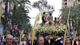 La bendición de las palmas y la procesión de 'La Burrita' dan el pistoletazo de salida a la Semana Santa de Alicante