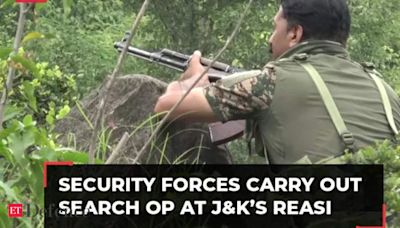 J-K: Security forces carry out search operation for 2nd day at Reasi to hunt down terrorists