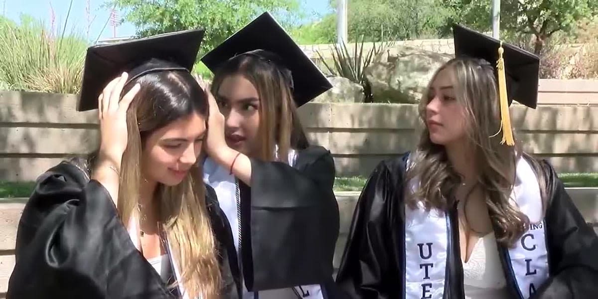 Friends graduate nursing school after earning degrees before their high school diplomas