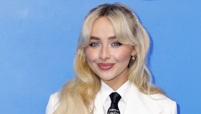 Sabrina Carpenter’s white blazer dress is office siren with a French girl twist