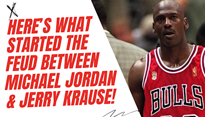 Let's look at the EXACT MOMENT that started the feud b/w Michael Jordan and Bulls GM Jerry Krause!