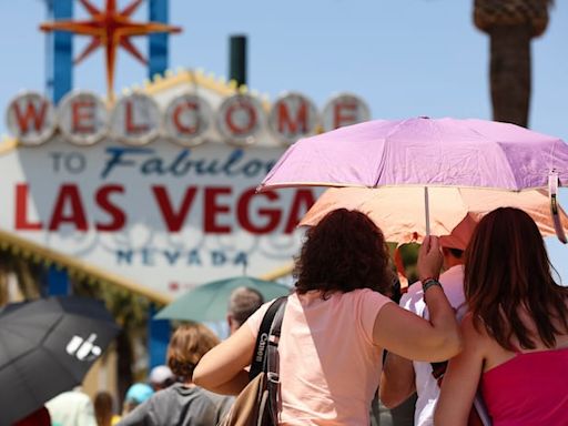 Record heatwave slams Las Vegas