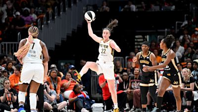 How many points did Caitlin Clark score today? No. 1 pick scores career-high threes in win