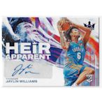 2022-23 Court Kings Jaylin Williams Violet Heir Apparent Rookie Auto RC/ 49