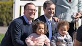 Pete Buttigieg and Husband Chasten Play with Their Twins at White House Easter Egg Roll: Photo