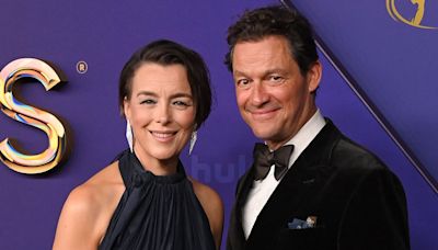 The Crown's Dominic West and Olivia Williams reunite at the Emmys