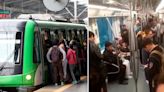 Metro de Lima: reportan largas colas y vagones de la Línea 1 varados rumbo a Villa El Salvador