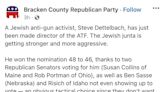 Social media post from Kentucky county GOP about 'Jewish junta' draws criticism