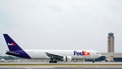 FedEx working with authorities after Boeing cargo plane's landing gear fails, forcing emergency landing