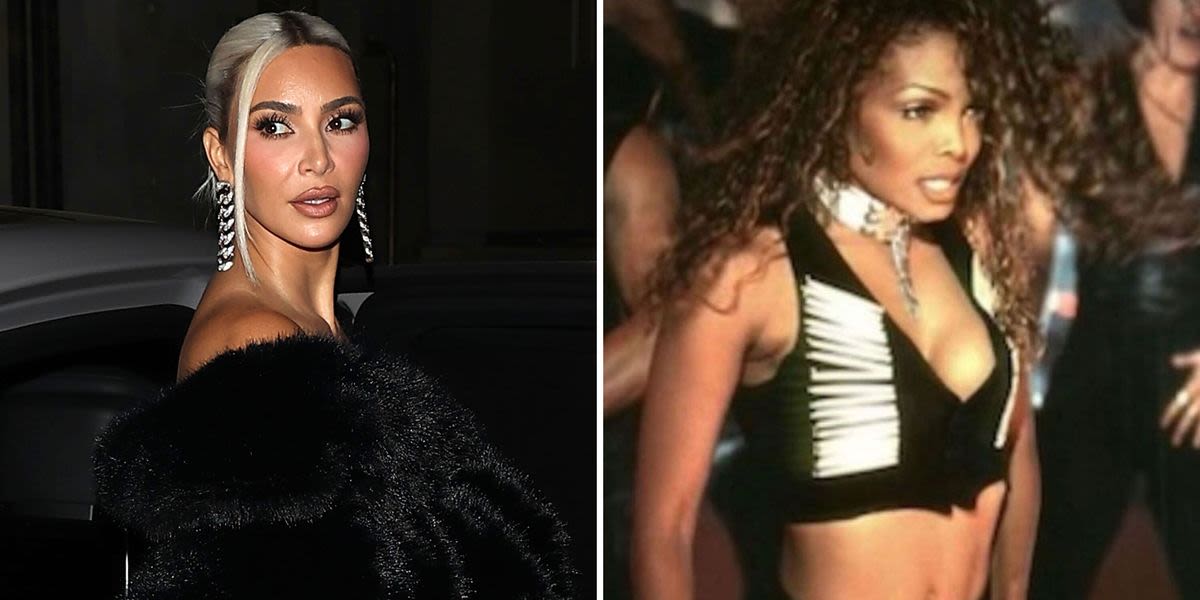 Kim Kardashian Sports Her Archival Janet Jackson Fit for the Star’s Concert