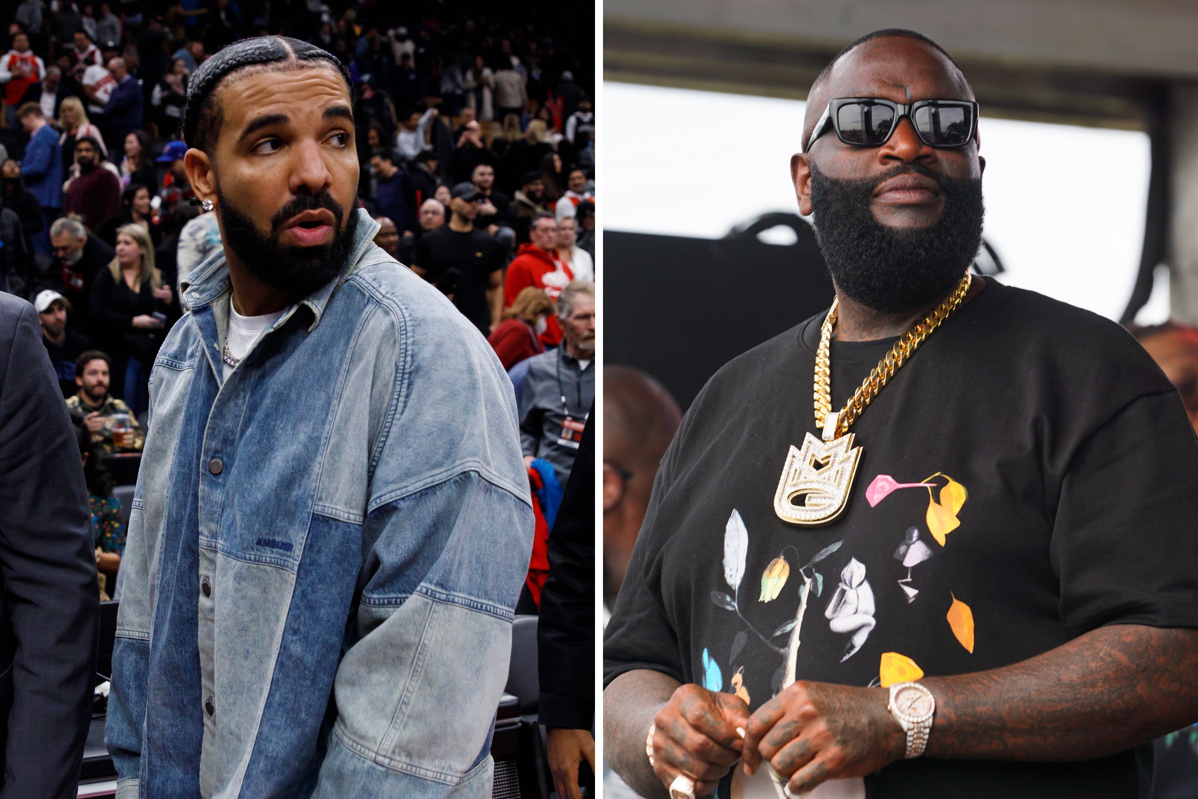 WATCH: Drake fans attack Rick Ross after he played Drake diss track at show