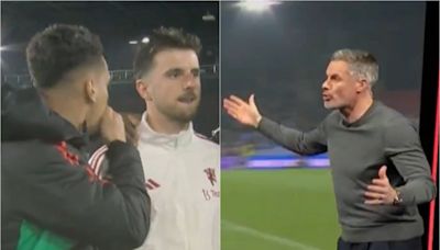 Jamie Carragher slams Manchester United flops 'whispering about teammates' in Crystal Palace defeat