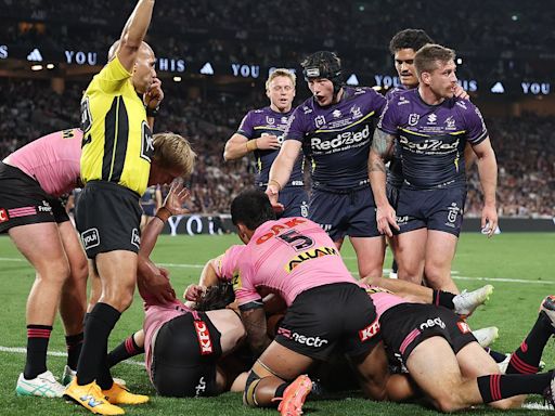 Fans lash out as Storm robbed of clear try by video referee shocker