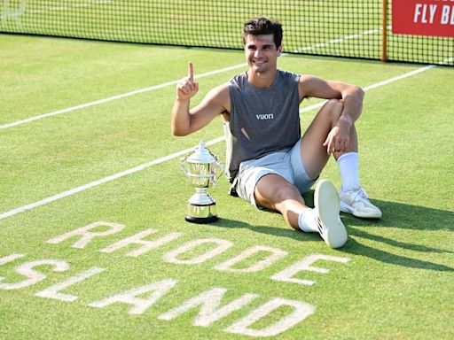 "Don't know where I pulled that out of": Marcos Giron wins first ATP title in tense Newport finish | Tennis.com