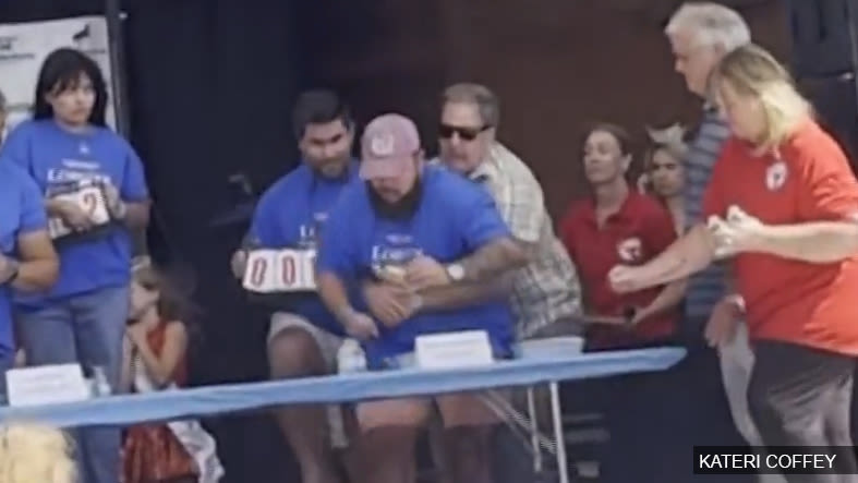 New Hampshire governor helps save choking man at lobster roll-eating contest, video shows