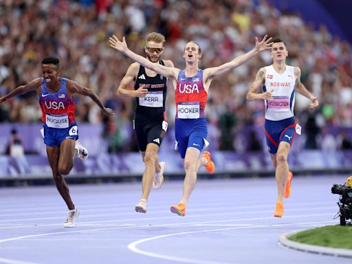 Cole Hocker stuns the world to win men's 1500m gold