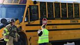 Students safe after 3-vehicle crash involving school bus in Stonington