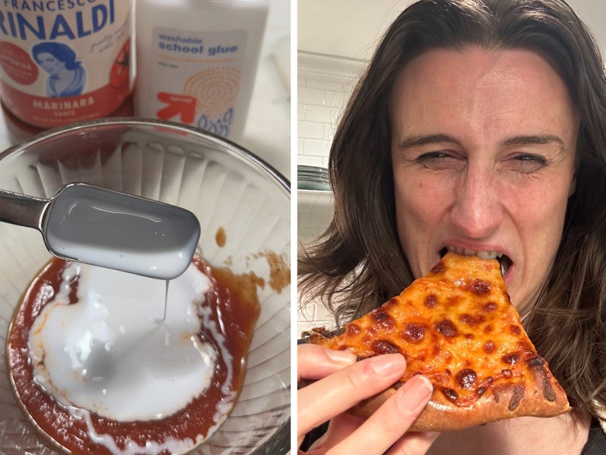 Google AI said to put glue in pizza — so I made a pizza with glue and ate it