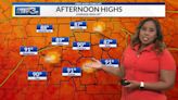 Drying out and heating up for Tuesday
