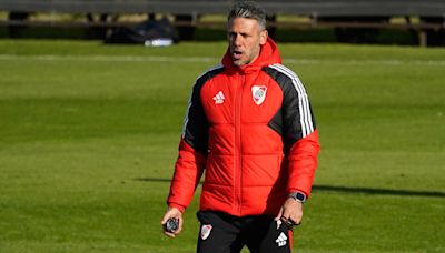 Las variantes en el mediocampo que tiene Demichelis para la formación de River vs. Lanús