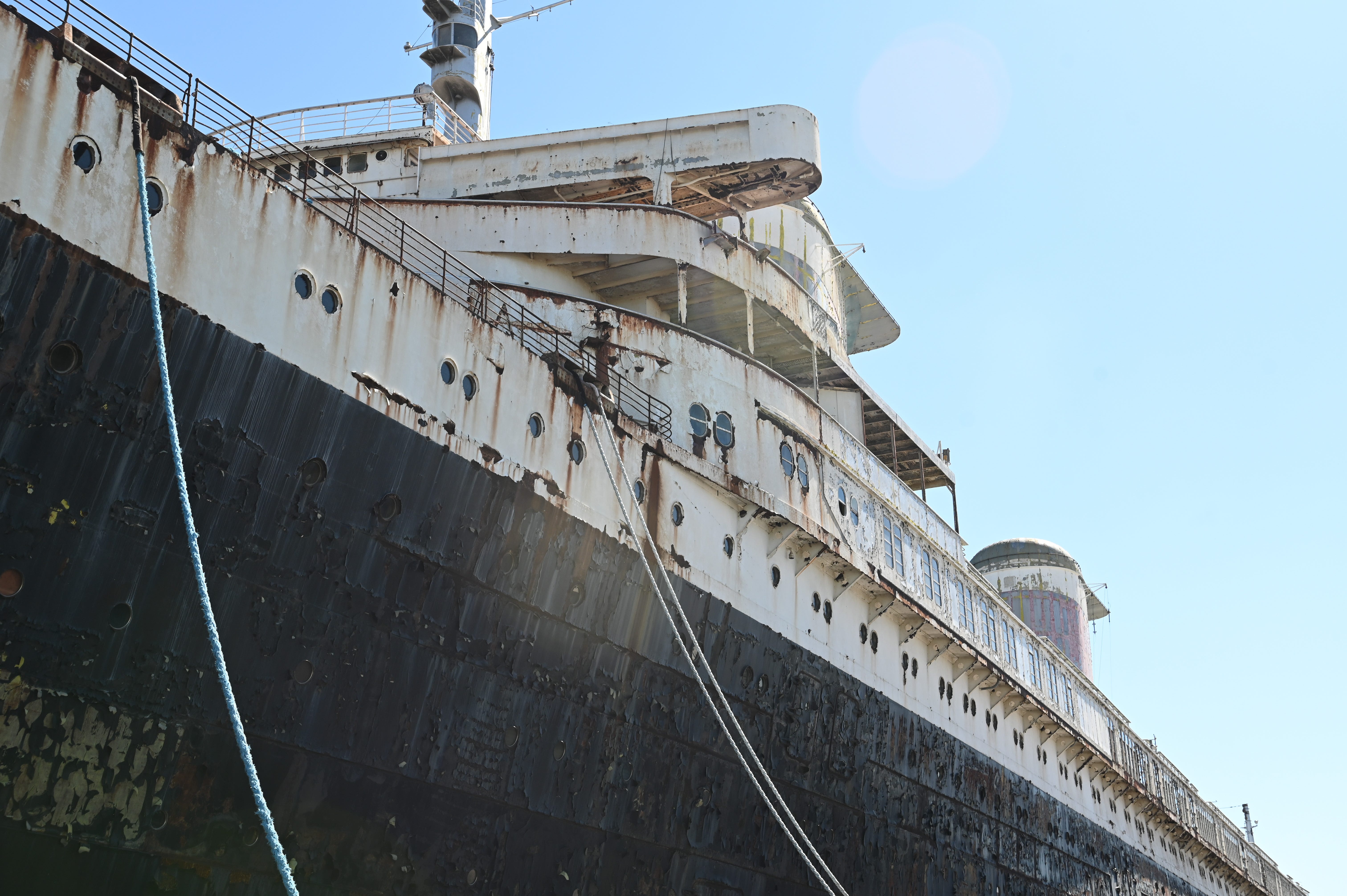 USS Oriskany could be getting some company. Escambia considers sinking SS United States