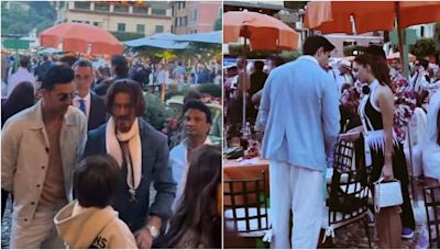 Shah Rukh Khan Spotted With Family In Italy At Anant Ambani, Radhika Merchant Pre-wedding Bash