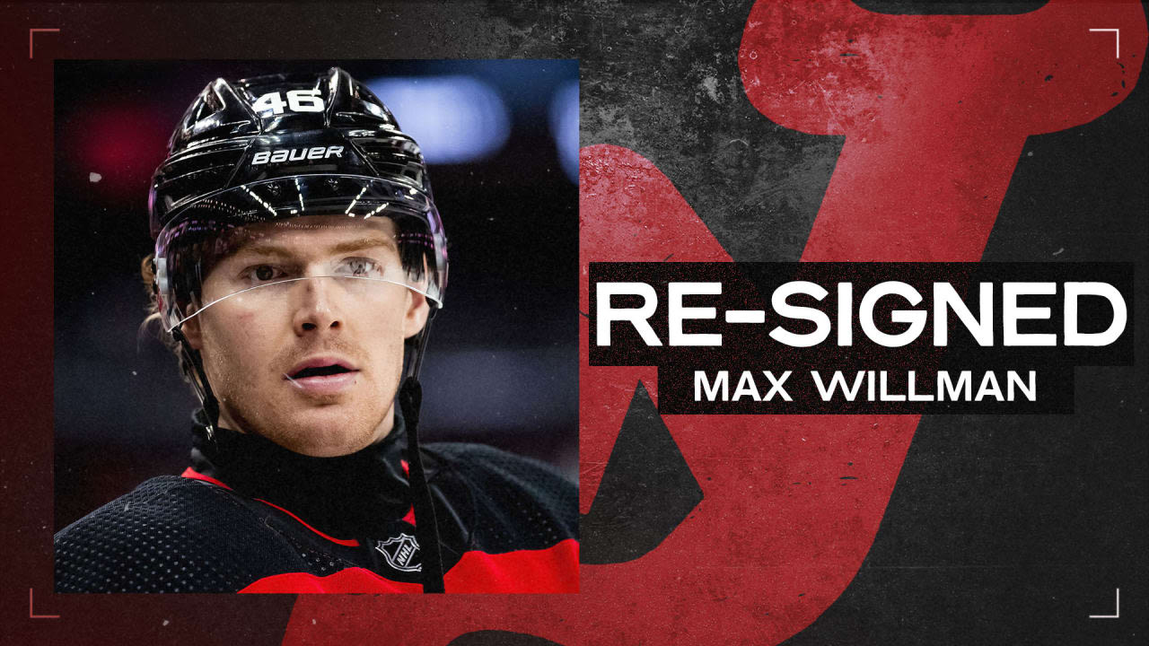 Devils Re-Sign Max Willman | RELEASE | New Jersey Devils